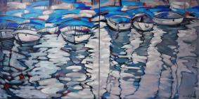 Круги на воде (диптих)