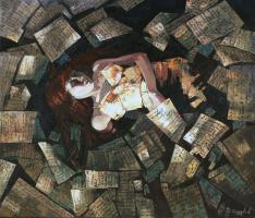 Падала на воду осень